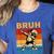 Bruh It's Field Day Teacher Happy Field Day Dabbing Boy Women's Heather T-Shirt Heather True Royal