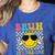 Bruh It's Fri-Yay Friday Weekend Smile Face Teacher Student Women's Heather T-Shirt Heather True Royal Bruh It's Fri-Yay Friday Weekend Smile Face Teacher Student Women's Heather T-Shirt Heather True Royal