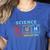 Bruh Science Like Magic But Real Teachers Students Scientist Women's Heather T-Shirt Heather True Royal