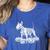 Bull Terrier Skeleton Birthday Halloween Kids Women's Heather T-Shirt Heather True Royal