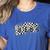 Bulldogs School Spirit Bulldog Pride Checkered Teacher Women's Heather T-Shirt Heather True Royal