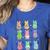 Bunny Reading Books Easter Day Librarian Teacher Book Women's Heather T-Shirt Heather True Royal Bunny Reading Books Easter Day Librarian Teacher Book Women's Heather T-Shirt Heather True Royal