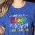 Some Call It Chaos We Call It Kindergarten Teacher Women's Heather T-Shirt Heather True Royal Some Call It Chaos We Call It Kindergarten Teacher Women's Heather T-Shirt Heather True Royal