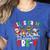 All Is Calm Just Kidding This Is Pre-K Christmas Teacher Women's Heather T-Shirt Heather True Royal All Is Calm Just Kidding This Is Pre-K Christmas Teacher Women's Heather T-Shirt Heather True Royal