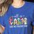 All Is Calm Said No Teacher Ever Teacher Christmas Women's Heather T-Shirt Heather True Royal