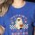 You Can't Scare Me I'm A School Teacher's Aide Halloween Women's Heather T-Shirt Heather True Royal