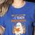You Cant Scare Me I Teach Preschool Halloween Teacher Women's Heather T-Shirt Heather True Royal You Cant Scare Me I Teach Preschool Halloween Teacher Women's Heather T-Shirt Heather True Royal