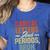 Capital Letters And Periods Bruh Teacher Grammar Kids Women's Heather T-Shirt Heather True Royal