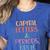 Capital Letters And Periods Bruh Bruh Teacher Women Women's Heather T-Shirt Heather True Royal