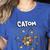 Catom Science Teacher Chemistry Lover Physics School Cat Women's Heather T-Shirt Heather True Royal