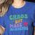 Chaos But Make It Academic Teacher Back To School Women's Heather T-Shirt Heather True Royal Chaos But Make It Academic Teacher Back To School Women's Heather T-Shirt Heather True Royal