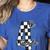 Checkered Fourth Grade Back To School Teachers Students Women's Heather T-Shirt Heather True Royal Checkered Fourth Grade Back To School Teachers Students Women's Heather T-Shirt Heather True Royal