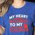 Childcare My Heart Belongs To Children Daycare Teacher Men Women Women's Heather T-Shirt Heather True Royal