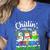 Chillin With My Pre-K Snowmies Christmas Teacher Xmas Women's Heather T-Shirt Heather True Royal Chillin With My Pre-K Snowmies Christmas Teacher Xmas Women's Heather T-Shirt Heather True Royal