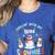 Chillin With My Sped Snowmies Teacher Student Christmas Women's Heather T-Shirt Heather True Royal Chillin With My Sped Snowmies Teacher Student Christmas Women's Heather T-Shirt Heather True Royal