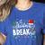 Is It Christmas Break Yet Teacher Xmas Light Santa Hat Women's Heather T-Shirt Heather True Royal Is It Christmas Break Yet Teacher Xmas Light Santa Hat Women's Heather T-Shirt Heather True Royal