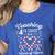 Christmas Candy Cane Work Of Heart Fourth 4th Grade Teacher Women's Heather T-Shirt Heather True Royal