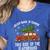 Christmas Teacher Squad Festive Car Tree Lights Xmas Women's Heather T-Shirt Heather True Royal