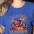 Way To Classroom Halloween Witch Three Cute Sloths Teacher Women's Heather T-Shirt Heather True Royal