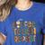 Coffee Teach Repeat Leopard Print Back To School Teachers Women's Heather T-Shirt Heather True Royal