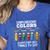 Complementary Colors Pun Artist Art Teacher T-Shirt Women's Heather T-Shirt Heather True Royal Complementary Colors Pun Artist Art Teacher T-Shirt Women's Heather T-Shirt Heather True Royal