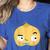 The Cool Bean Good Egg Teacher Halloween Costume Food Group Women's Heather T-Shirt Heather True Royal