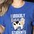 Cow Teacher Lover Women's Heather T-Shirt Heather True Royal