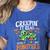 Creepin It Real Monster School Teacher Principal Halloween Women's Heather T-Shirt Heather True Royal Creepin It Real Monster School Teacher Principal Halloween Women's Heather T-Shirt Heather True Royal