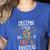 Creepin It Real Pre-K Monsters Halloween Preschool Teacher Women's Heather T-Shirt Heather True Royal