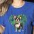 Cute Boston Terrier Shamrock St Patrick's Day Dog Lover Men Women Kids Women's Heather T-Shirt Heather True Royal