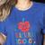 Cute Maestra Teacher Women's Heather T-Shirt Heather True Royal