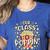 Cute Teacher Popcorn Day Women's Heather T-Shirt Heather True Royal Cute Teacher Popcorn Day Women's Heather T-Shirt Heather True Royal