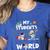 Cute Teacher My Students Are Out-Of This World Space Women's Heather T-Shirt Heather True Royal Cute Teacher My Students Are Out-Of This World Space Women's Heather T-Shirt Heather True Royal