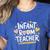 Daycare Provider Toddler Teaching Infant Room Teacher Women's Heather T-Shirt Heather True Royal Daycare Provider Toddler Teaching Infant Room Teacher Women's Heather T-Shirt Heather True Royal