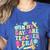 In My Daycare Teacher Era Daycare Provider Kids Women's Heather T-Shirt Heather True Royal In My Daycare Teacher Era Daycare Provider Kids Women's Heather T-Shirt Heather True Royal