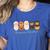 Daycare Teacher Halloween Infant Squad Spooky Childcare Fall Women's Heather T-Shirt Heather True Royal