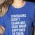 Dinosaurs Didn't Learn Art Art Teacher Women's Heather T-Shirt Heather True Royal Dinosaurs Didn't Learn Art Art Teacher Women's Heather T-Shirt Heather True Royal