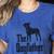 The Dogfather Boston Terrier Dog Funny Dog Gift T-Shirt For Men Women Girls Kids Women's Heather T-Shirt Heather True Royal