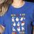 What Are We Doing Today Ghost PE Teacher Team Halloween Women's Heather T-Shirt Heather True Royal