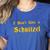 I Don't Give a Schnitzel T-Shirt Women's Heather T-Shirt Heather True Royal