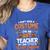 I Don't Need a Costume I'm An Art Teacher Retro Halloween Women's Heather T-Shirt Heather True Royal