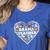 Drama Teacher Heart Pumpkin Ghost Halloween Kids Women's Heather T-Shirt Heather True Royal