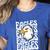 Eagles School Sports Fan Team Spirit Teacher Parent Student Women's Heather T-Shirt Heather True Royal