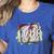 Eagles Teacher School Sports Fan Team Spirit Women's Heather T-Shirt Heather True Royal