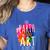 Earth Without Art Is Just Eh Painting Artist Pun Art Teacher Women's Heather T-Shirt Heather True Royal Earth Without Art Is Just Eh Painting Artist Pun Art Teacher Women's Heather T-Shirt Heather True Royal
