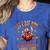 Eat Kids Punctuation Saves Lives Thanksgiving Turkey Teacher Women's Heather T-Shirt Heather True Royal