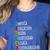 Educar Bilingual Spanish Teacher Women's Heather T-Shirt Heather True Royal Educar Bilingual Spanish Teacher Women's Heather T-Shirt Heather True Royal