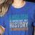English Is Important But History Is Importanter Teacher Women's Heather T-Shirt Heather True Royal English Is Important But History Is Importanter Teacher Women's Heather T-Shirt Heather True Royal