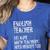 English Teacher Because Math Teachers Need Heroes Too Women's Heather T-Shirt Heather True Royal English Teacher Because Math Teachers Need Heroes Too Women's Heather T-Shirt Heather True Royal