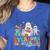 Everyone Communicates Differently Halloween SLP Sped Teacher Women's Heather T-Shirt Heather True Royal